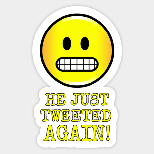 President Trump Tweet Shirt Sticker